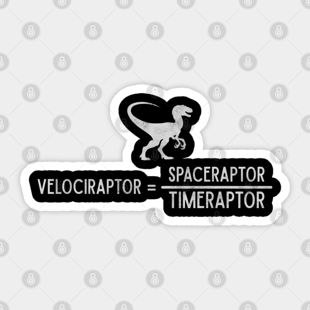 Velociraptor Formula – Funny Science Sticker by Stylecombinator